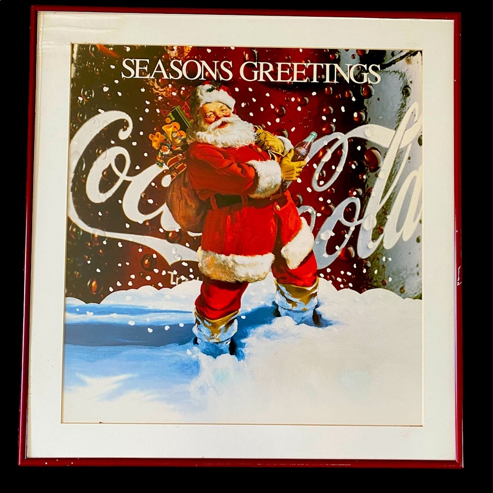 Coca Cola framed photo